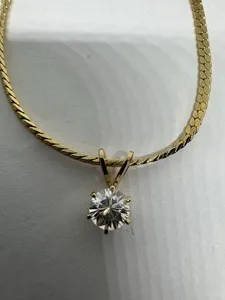 Authentic The Gilded Radiance Cubic Zirconia Pendant