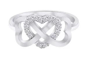 Authentic The Eternal Bond Infinity and Heart Ring
