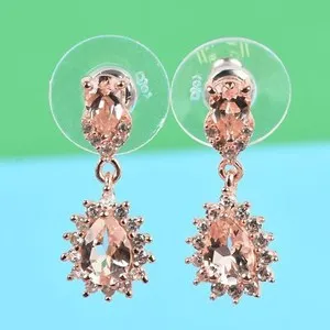Authentic Ethereal Blush: Marropino Morganite Sacred Vessel Earrings