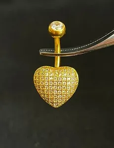 Authentic The Golden Pulse Heart Navel Talisman