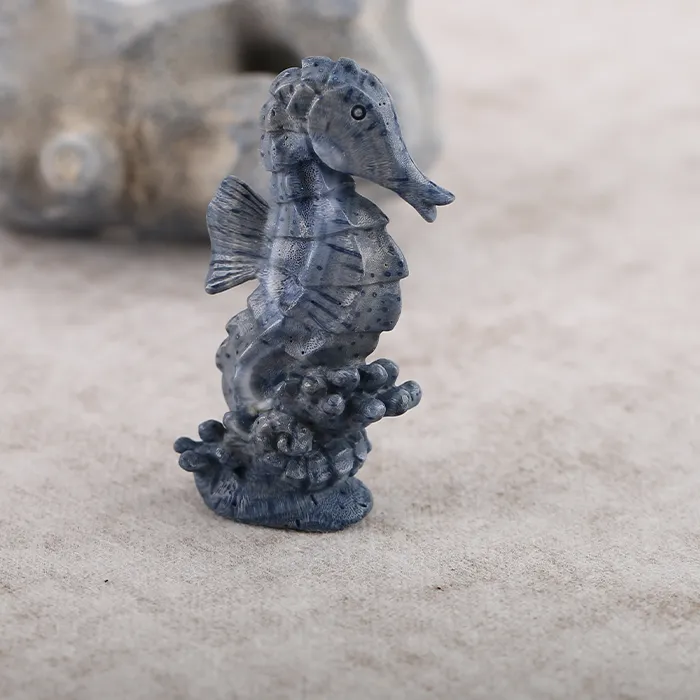 Authentic The Azure Seahorse: A Guardian of the Deep Currents