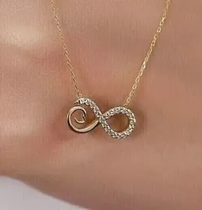Authentic The Infinite Radiance Gold-Plated Celestial Pendant