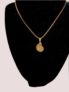 Authentic Gold plated Conch Pendant