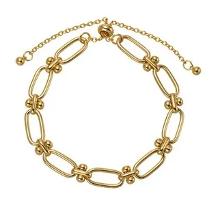 Authentic Jane Marie 18K Gold‑Plated Cosmic Geometry Bracelet