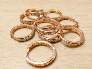 Authentic Celestial Radiance Rose Gold Hoop Talismans