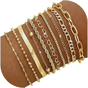 Authentic Radiant Golden Threads Decennial Talisman Bracelet Set