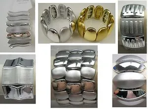Authentic WB12 Jewelry lot 10 pcs Stretchy Silver/Gold Plated Bracelet