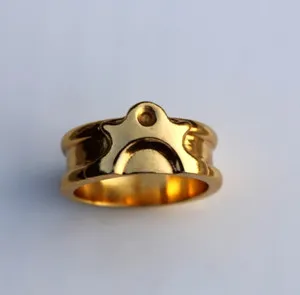 Authentic The Shadow Monarchs Seal Sung Jinwoo Gold Plated Silver Ring