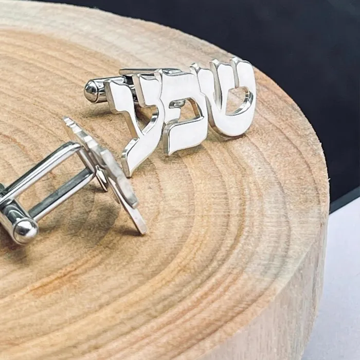 Authentic Sacred Script Custom Cufflinks: A Talisman of Heritage