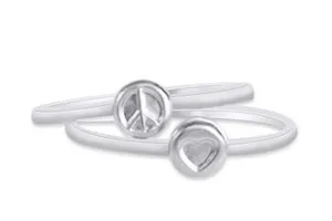 Authentic Celestial Harmony: Twin Rings of Peace and Love
