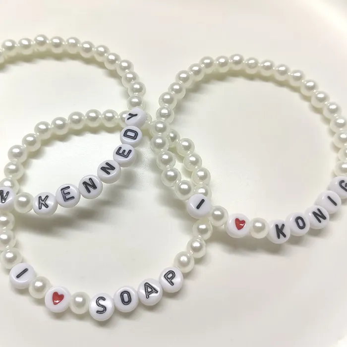 Authentic I Love Leon S Kennedy Customized Bracelet I Love Konig Soap Handmade Charm Bracelets Bangle Game Lover Collect Fans Gifts