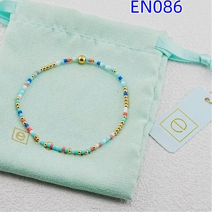 Authentic Vkvva Jewelry Hope Unwritten 2Mm Colorful Seed Beads Stackable Stretch Daily Bracelet, Unique Birthday