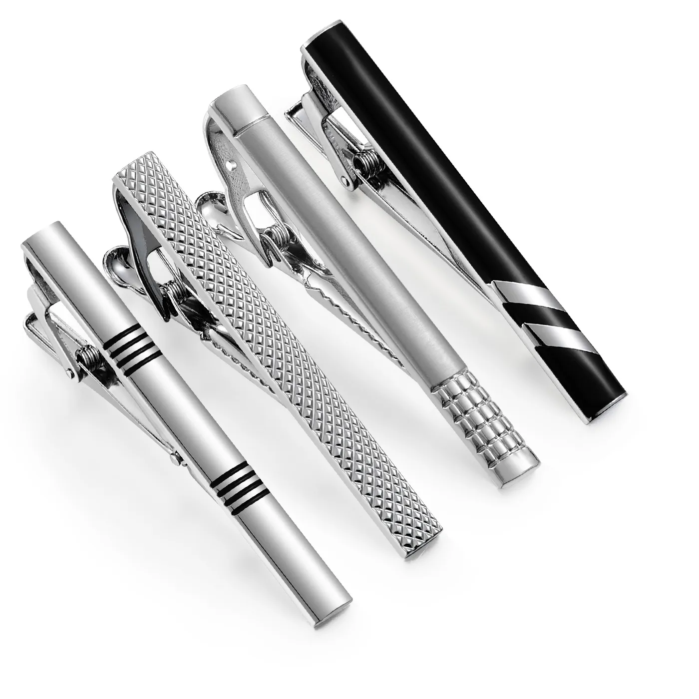 Authentic Tie Clip Business Minimalist Tie Clips And Cufflinks To Man Shirt Box Jewelry Cuff Man Lawyer