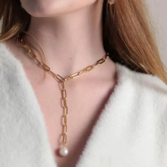 Authentic Baroque Enchantment: Ancient Wisdom in 18K Gold and Pearl