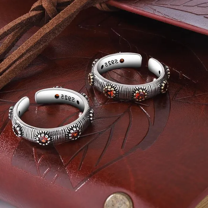 Authentic The Eternal Blossom: 925 Sterling Silver Sacred Flora Ring