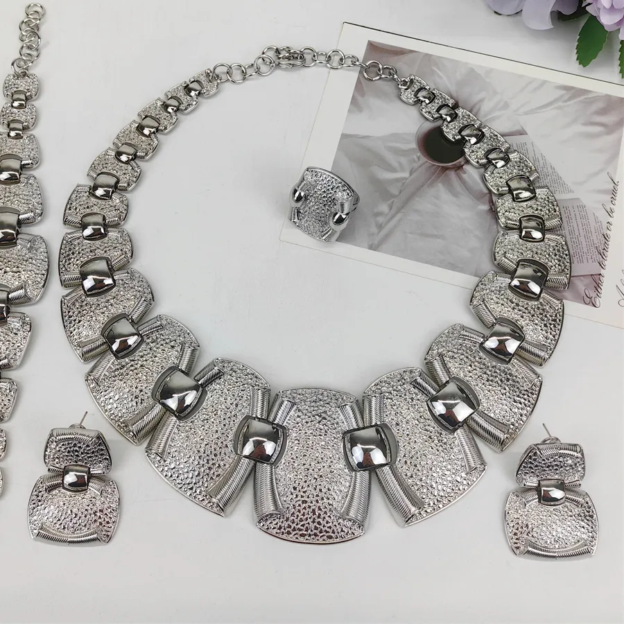 Authentic Celestial Bamboo Knot Gold Set – Necklace, Ring, Bracelet & Earrings