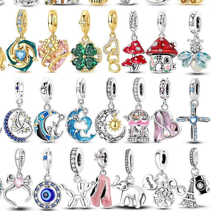 Authentic 925 Sterling Silver Tree Of Life Beads Dangle Pendant Fit Original Bracelet Diy Jewelry Making Birthday