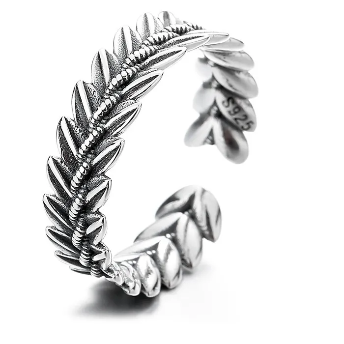 Authentic Unlock the Bounty of Abundance with the Golden Wheat Ring of Prosperity