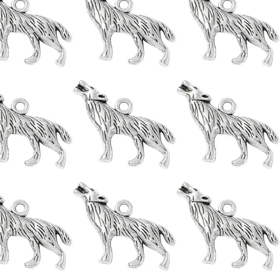 Authentic Tibetan Howling Wolves: 10 Pcs of Mystical Protection