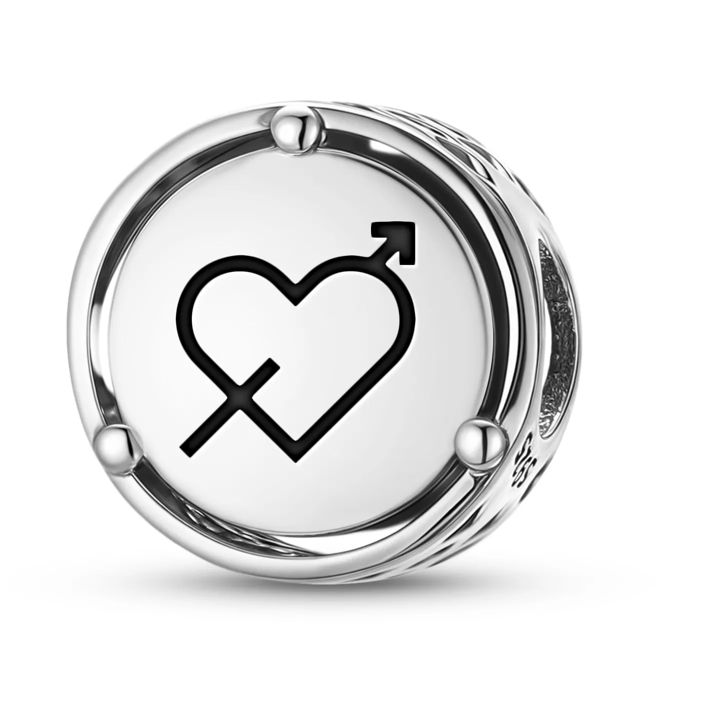Authentic Greek Mythology Eros Cupid 925 Sterling Silver Symbol Fit Original Bracelet Diy Jewelry Accessories Family Bead