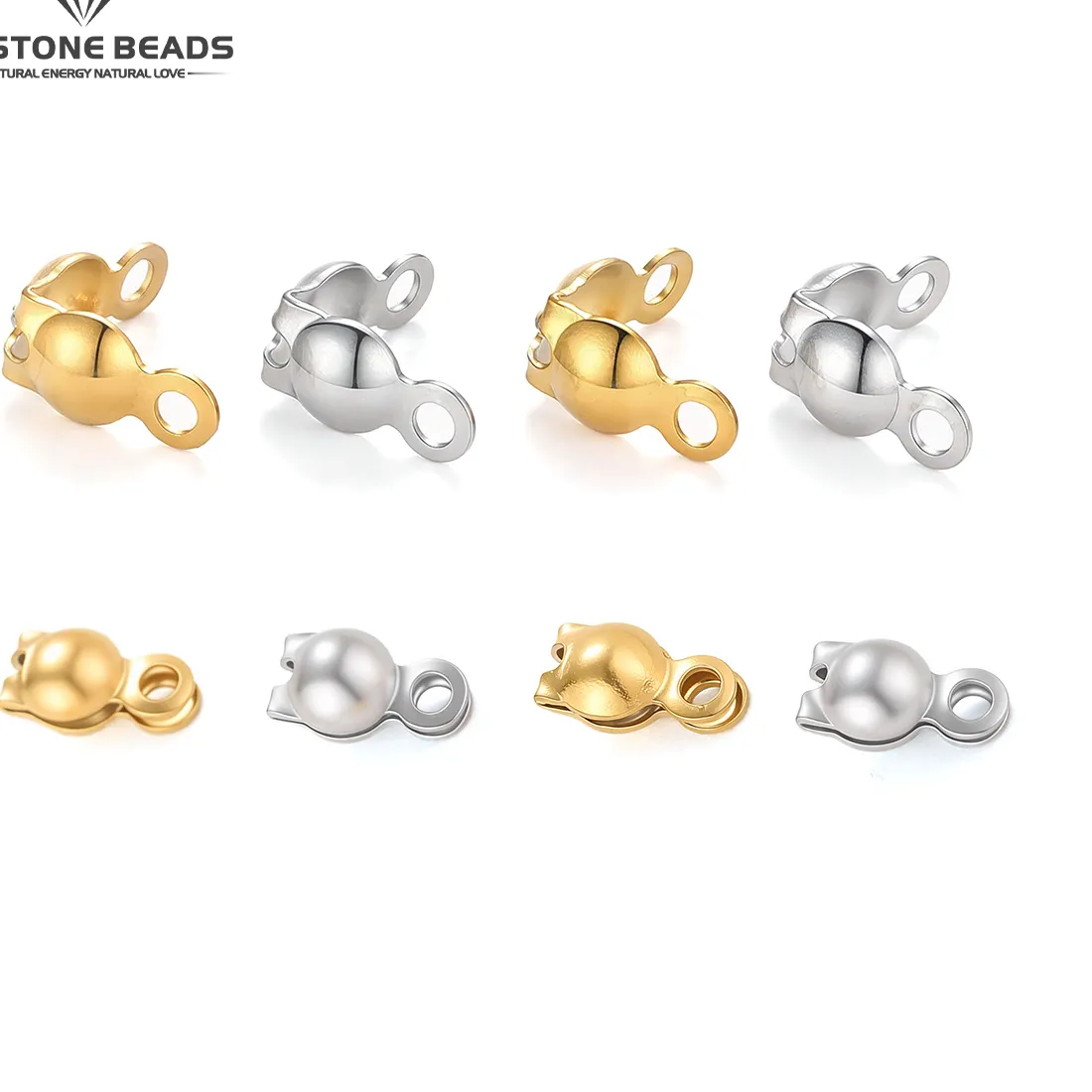 Authentic The Golden Alchemist's Link: Sacred Double-Loop Connectors