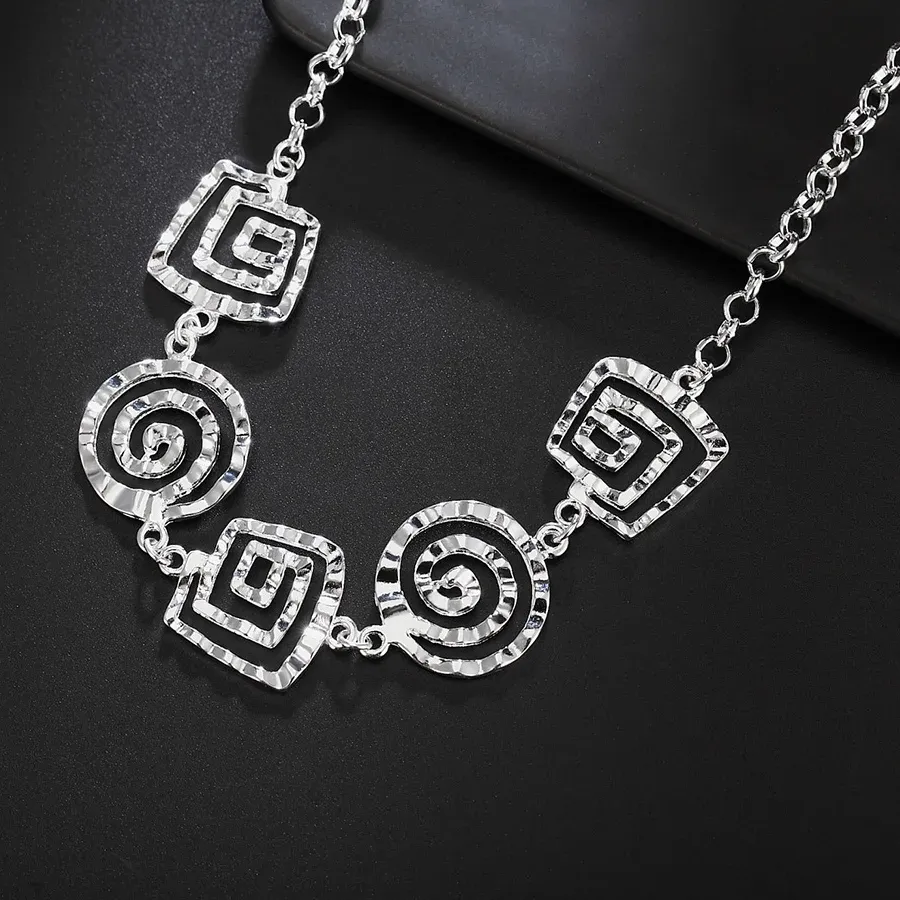Authentic The Eternal Spiral Silver Talisman