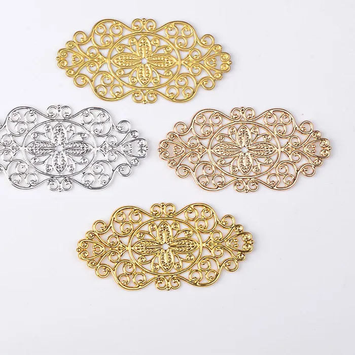 Authentic DIY antique hair crown hairpin pure rhombus flower piece jewelry accessories antique walking phoenix crown, handmade