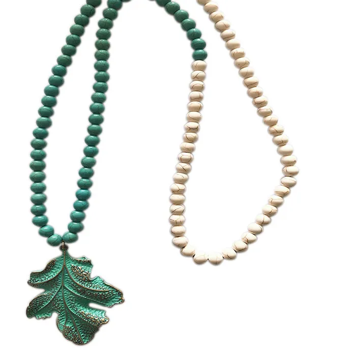 Authentic The Bohemian Verdant Leaf Amulet of Roseate Dreams
