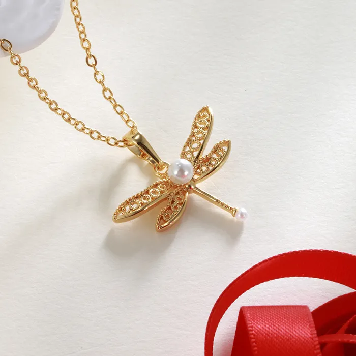 Authentic The Gilded Dragonfly: A Vessel of Ethereal Transformation