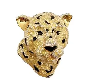 Authentic The Gilded Sentinel: A Panther of Celestial Grace