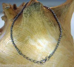 Authentic Whispers of Serenity: An Italian White Gold Plated Anklet of Sparkling Radiance