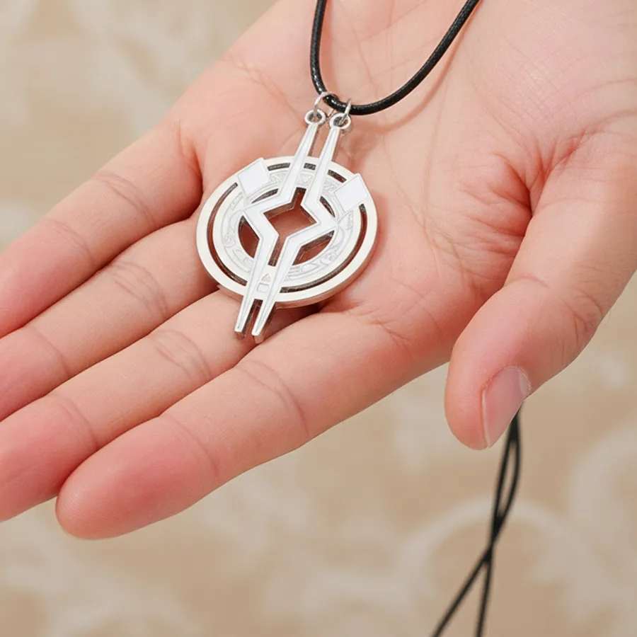 Authentic Vintage Ahsoka Tano Punk Pendant Necklace for Geeks Men's Fandom Collectible