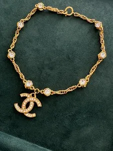 Authentic The Gilded Legacy: Vintage 1990s Celestial CC Pendant