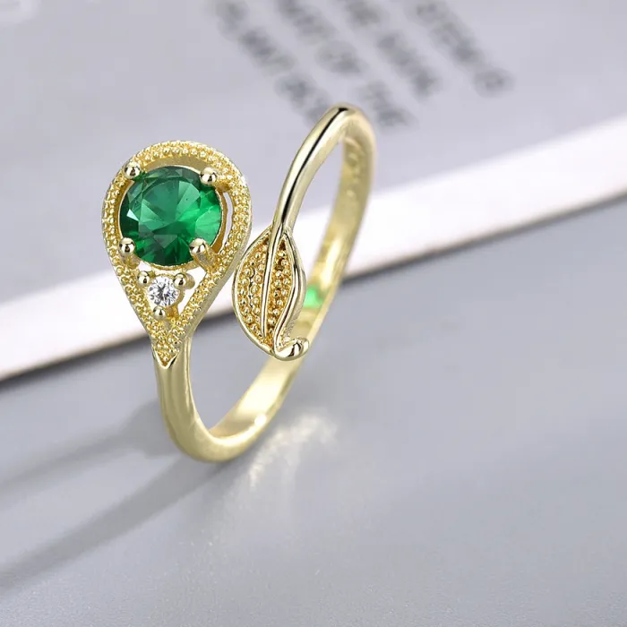 Authentic Verdant Canopy Ring of Renewal and Abundant Fortune