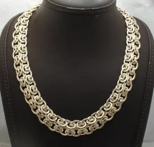 Authentic Unlock Harmony with the Celestial Double Oval Chain