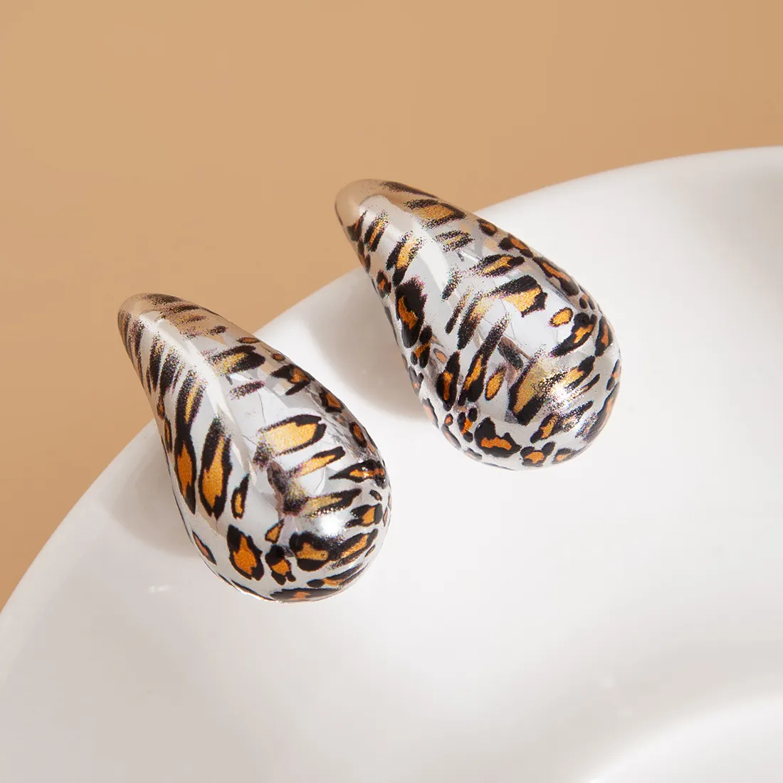 Authentic Golden Tears of the Wild: Sacred Droplet Studs