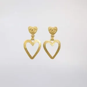 Authentic Radiant Devotion: The Gilded Heart Clip-On Talismans