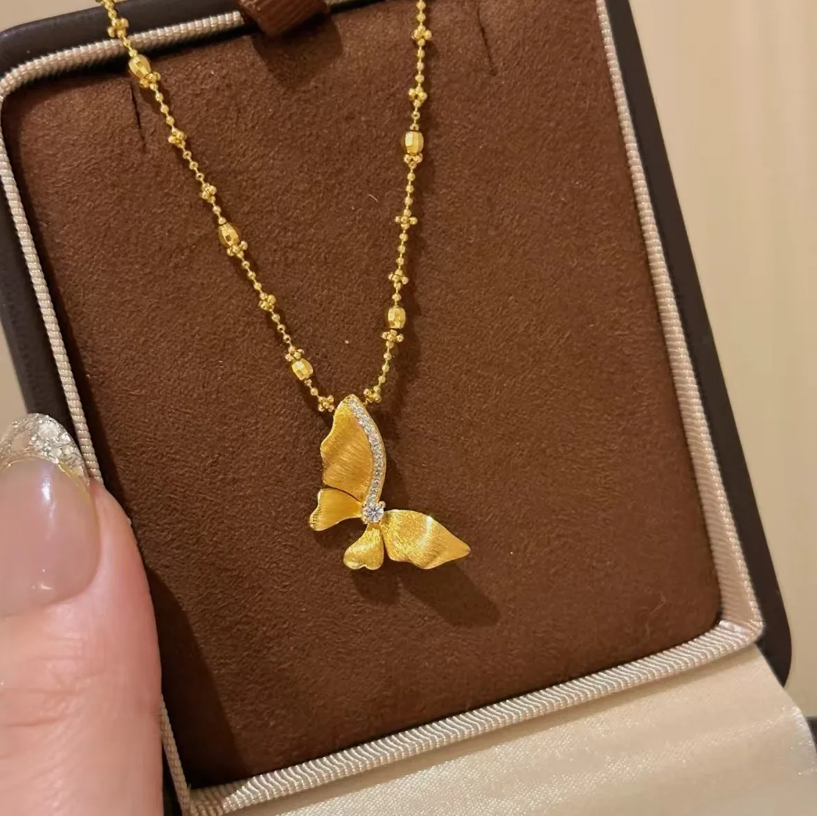 Authentic Radiant Solar Talisman 24K Gold Ancient Fabrush Diamond Pendant Necklace