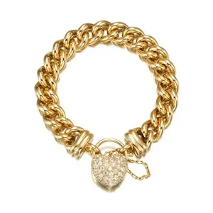 Authentic The Gilded Path: Eternal Euro-Curb Radiance Bracelet