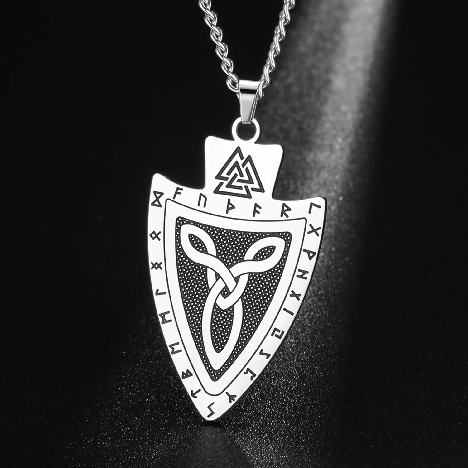 Authentic The Aegis of the Eternal Knot: A Nordic Shield Amulet
