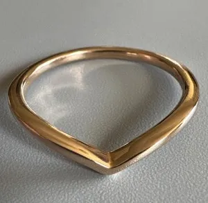 Authentic The Gilded Horizon Wishbone Ring