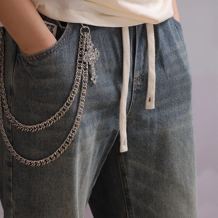 Authentic Celestial Cross‑Shimmer Waist Chain: Armor for the Soul