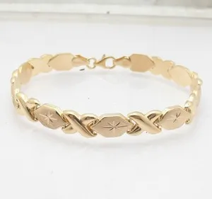 Authentic The Infinite Embrace: Golden XOXO Sacred Geometry Bracelet