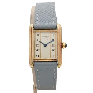 Authentic The Cartier Must Tank SM: An Artifact of Timeless Chronomancy and Gilded Elegance