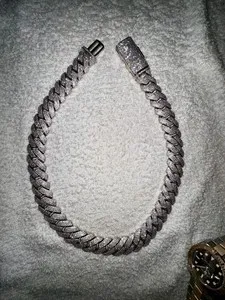 Authentic The Celestial Conduit: Radiant Sterling Cuban Link