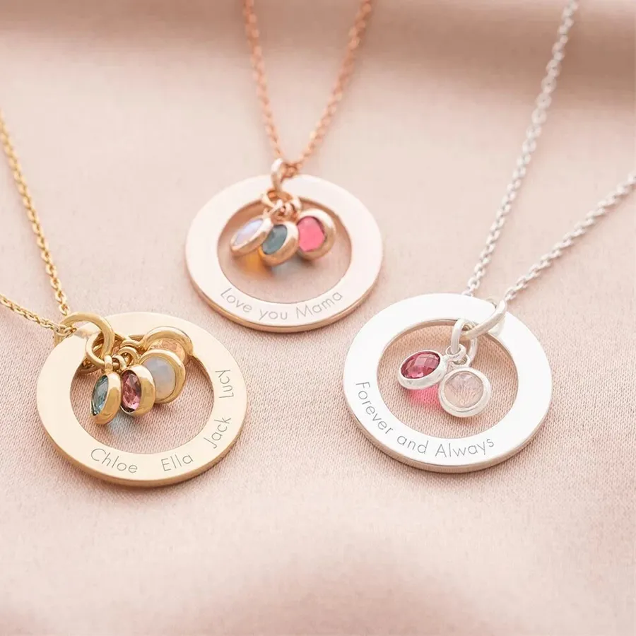 Authentic Eternal Ring Of Birthstones A Personalized Talisman Of Family Bonds And Enduring Love