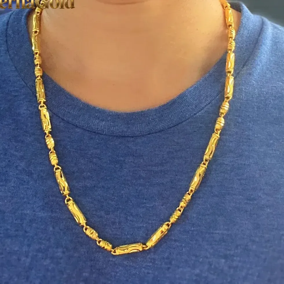 Authentic The EternaGold Double Bamboo Talismanic Chain