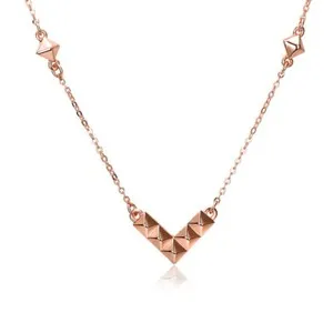 Authentic Radiant Rose Gold Pendulum of Grace and Harmony