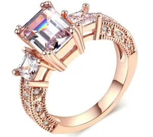 Authentic The Gilded Horizon Emerald Cut Ring