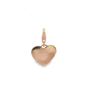 Authentic Thomas Sabo 14ct Rose gold Plated Heart Charm RP£59 1633-415-40 Genuine